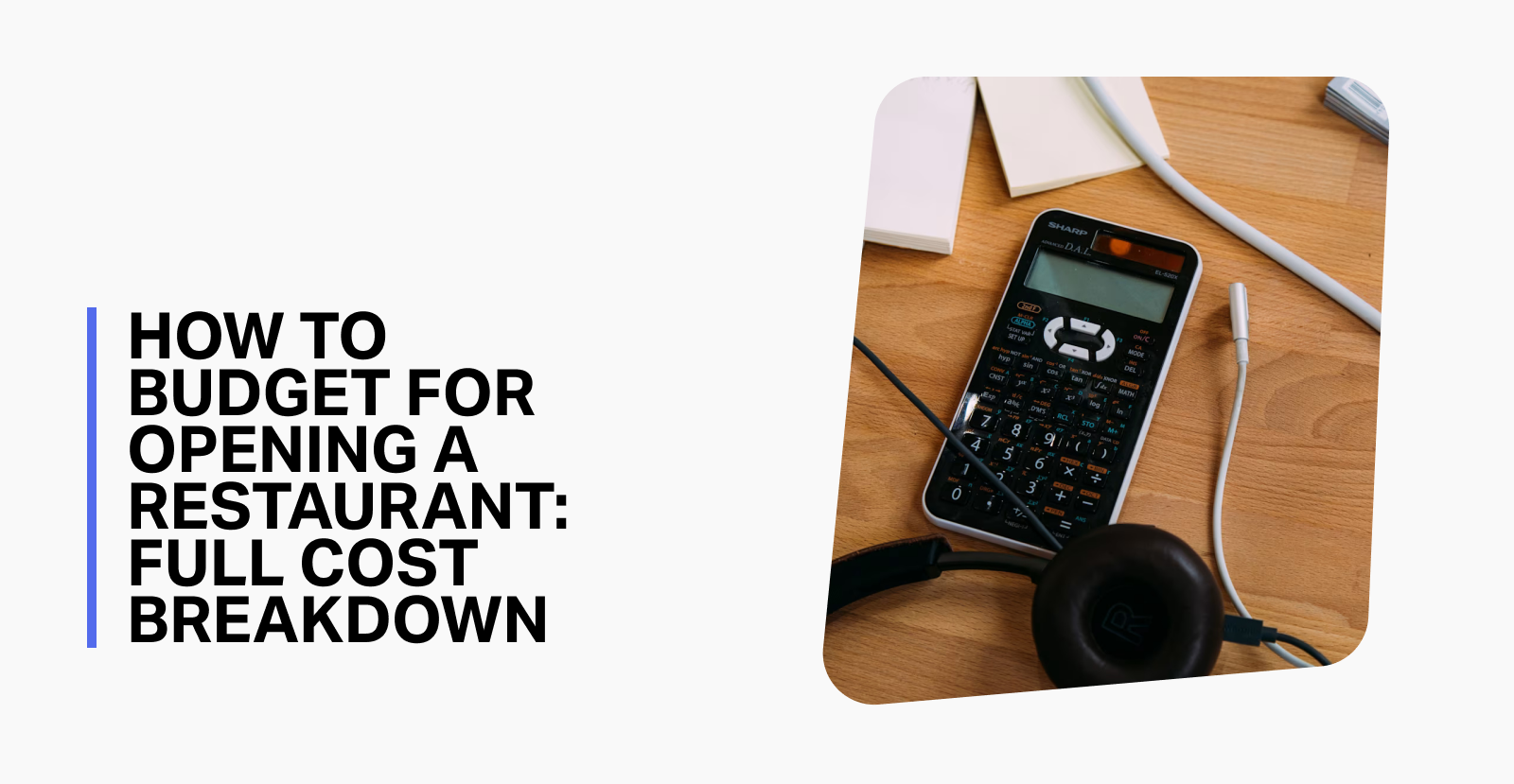 How Much Does It Cost to Open a Restaurant In the UK?