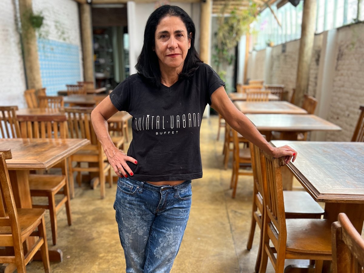 Renata, who runs Quintal Urbano Pizzeria in São Paulo