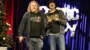Neil Numb and Dharmander Singh, owners of Cosmic Comedy