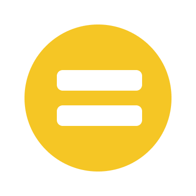 Yellow icon representing inclusion and belonging 