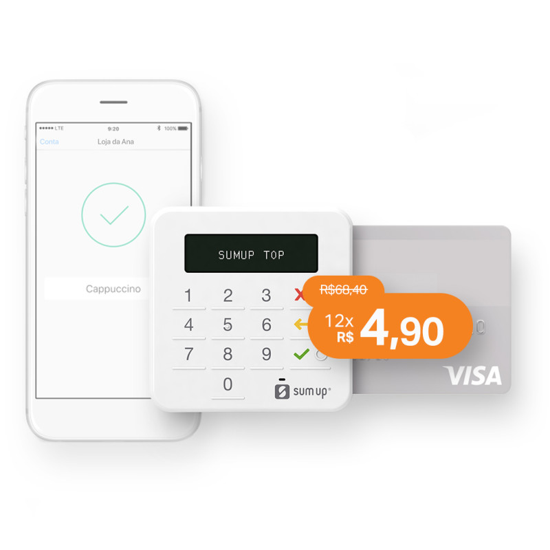 SumUp: Máquina de Cartão de Crédito e Débito - O Melhor Leitor de Cartão | SumUp