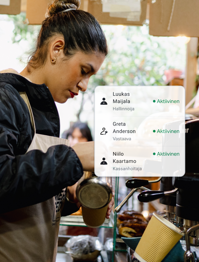 Luo mukautettuja rooleja käyttöoikeuden rajaamiseksi vain tarpeellisiin työkaluihin ja tietoihin.