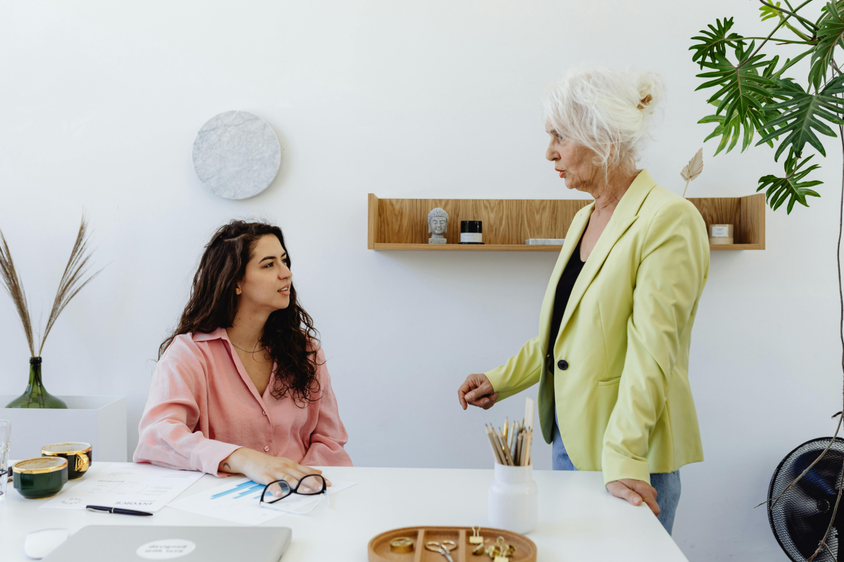 Frauen sprechen über Selbstständigkeit