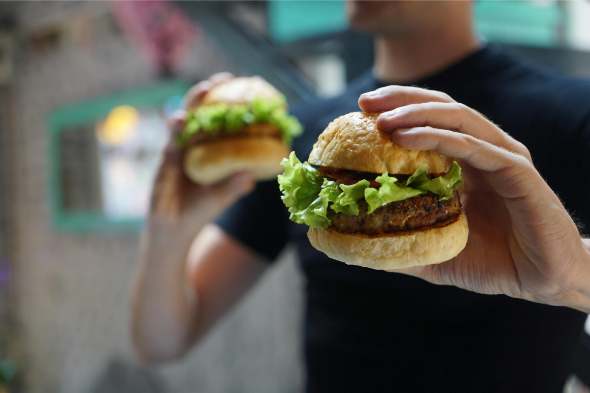 Burger als Fast Food für Imbiss