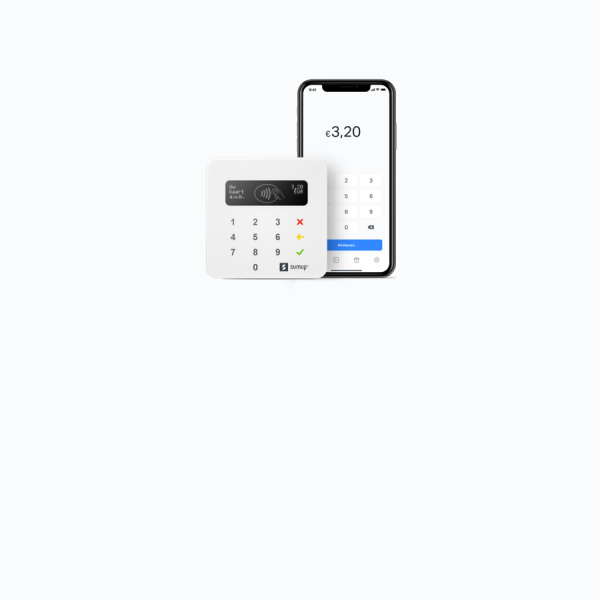 Laat klanten met een NFC pinautomaat | SumUp Air
