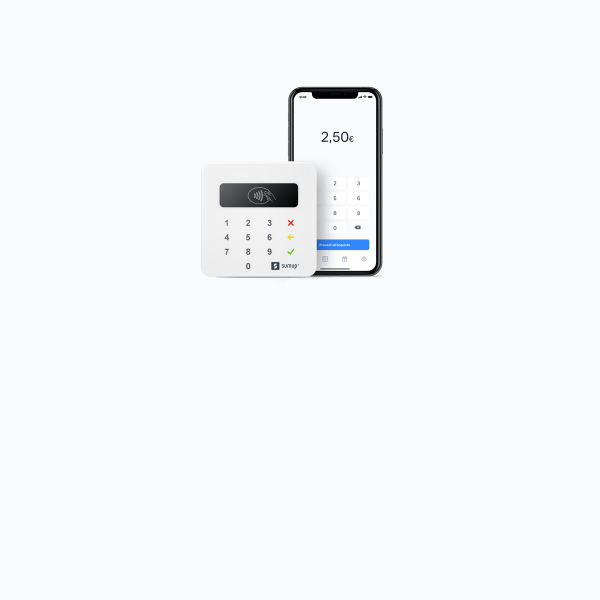 Lettore POS contactless con NFC per accettare pagamenti con carta