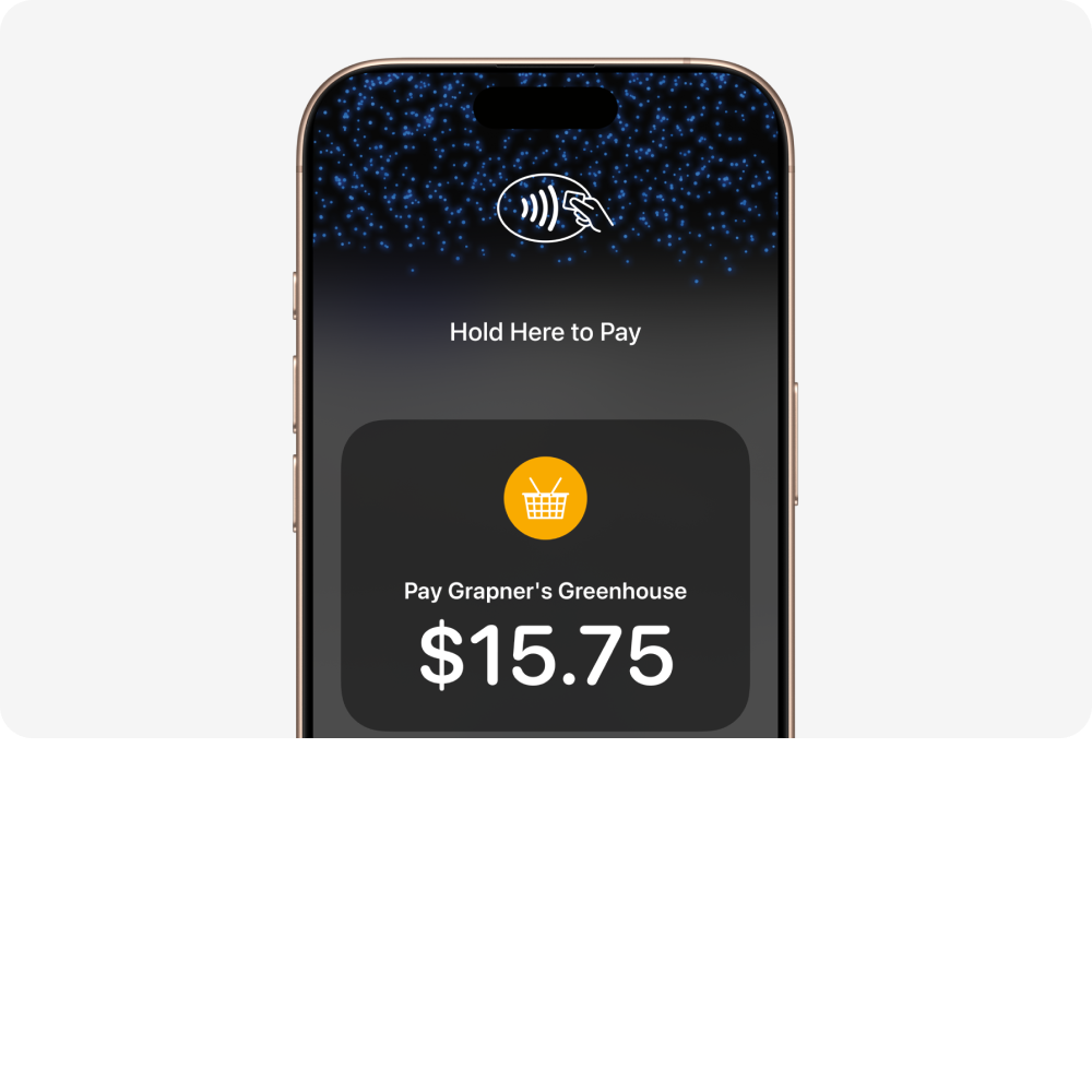 Image of an iPhone with Tap to Pay on iPhone loaded in the screen