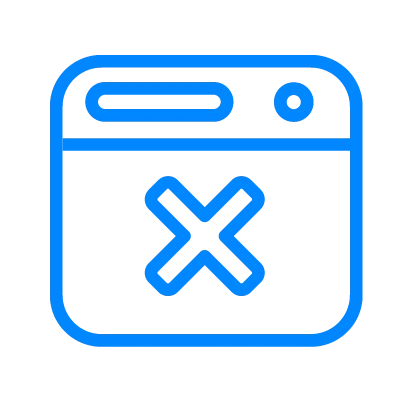 O ícone ilustra que não precisa de site ou maquininha pra vender parcelado