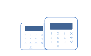 credit card terminals symbols