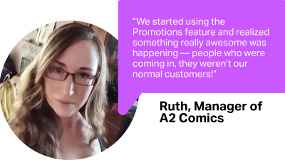 Ruth, Manager of A2 Comics