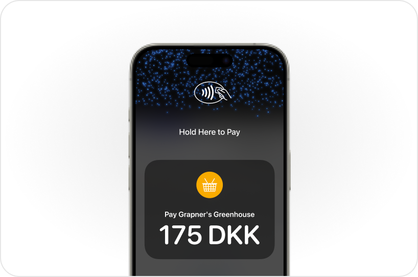 Image of an iPhone with Tap to Pay on iPhone loaded in the screen