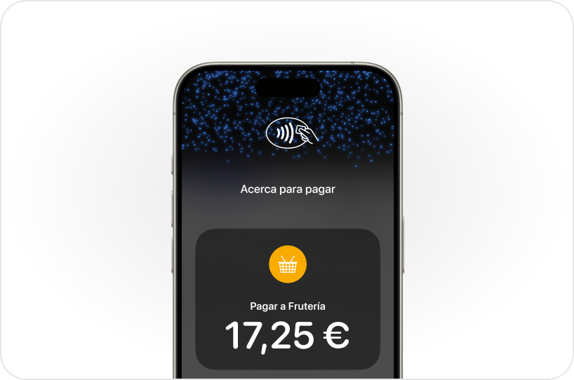 Image of an iPhone with Tap to Pay on iPhone loaded in the screen