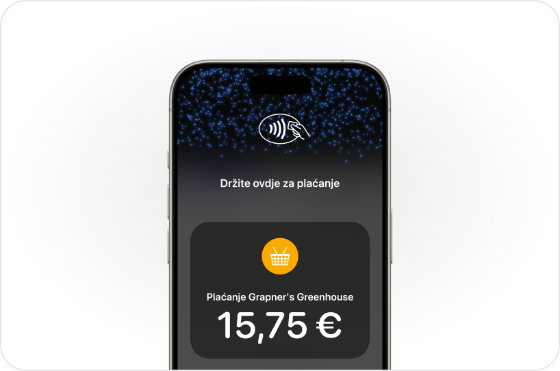 Image of an iPhone with Tap to Pay on iPhone loaded in the screen