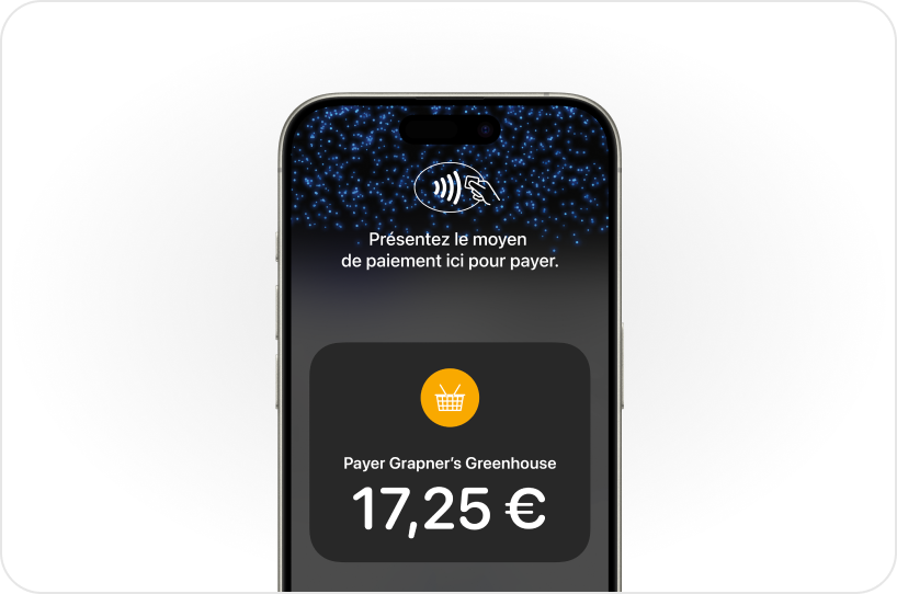 Image of an iPhone with Tap to Pay on iPhone loaded in the screen