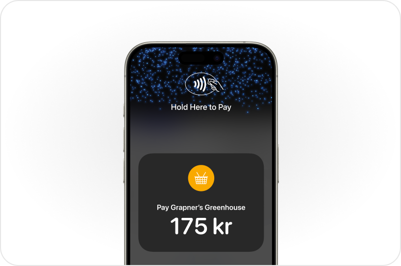 Image of an iPhone with Tap to Pay on iPhone loaded in the screen