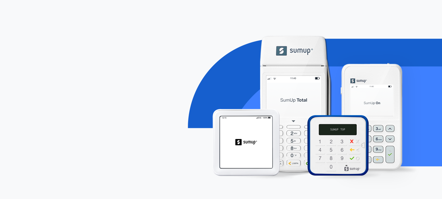 Máquina de cartão SumUp sem aluguel