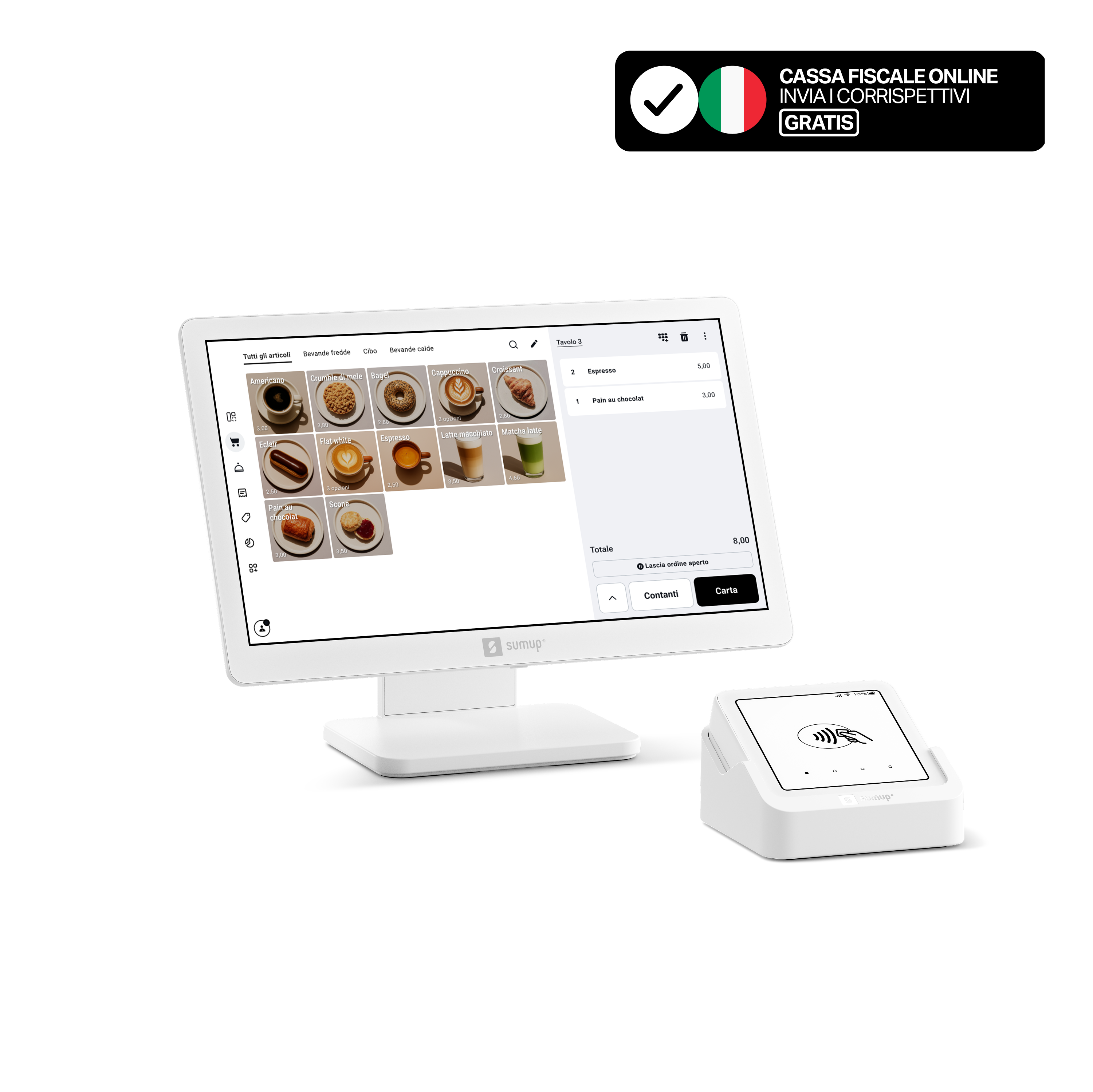 SumUp Solo E Stampante - Lettore Di Carte Con SIM, Commissioni Dal 1.95%, Senza Canone - Foto 12