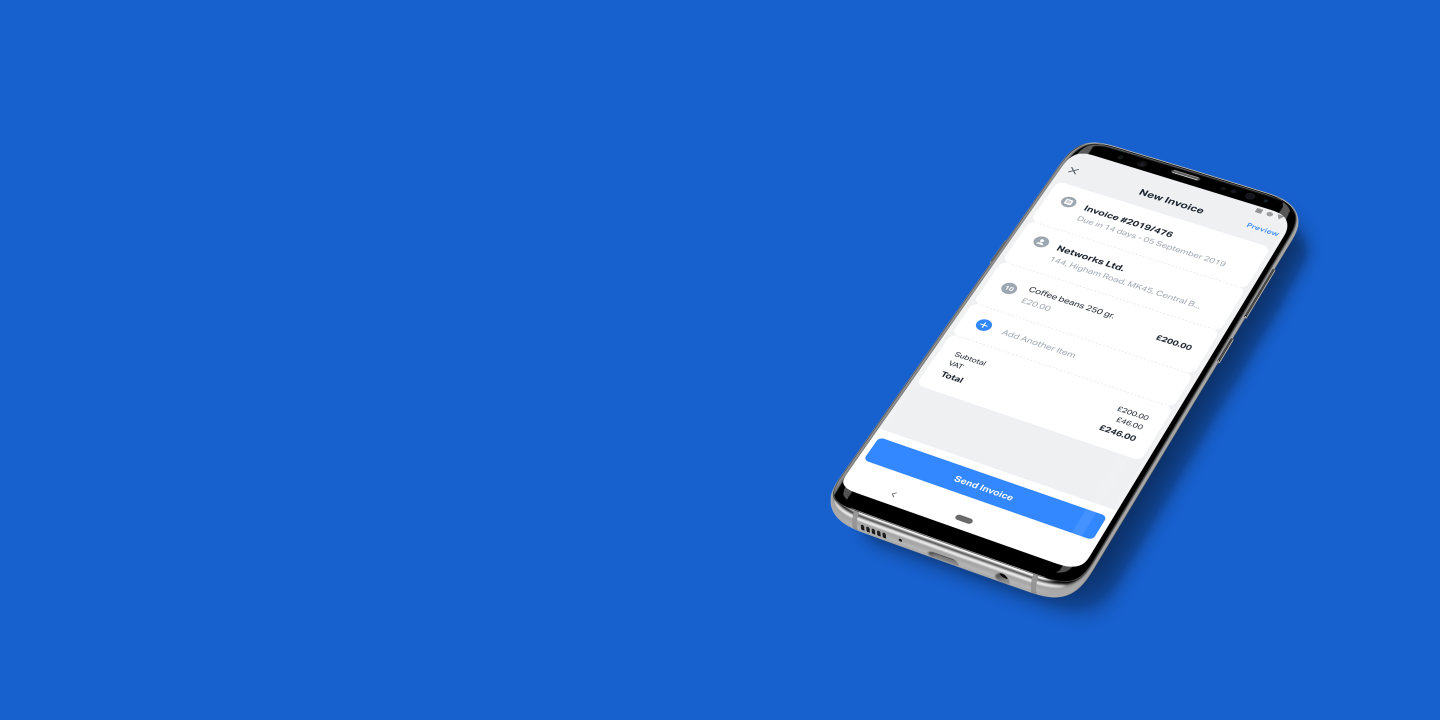 Create invoices on your mobile device with SumUp Invoicing