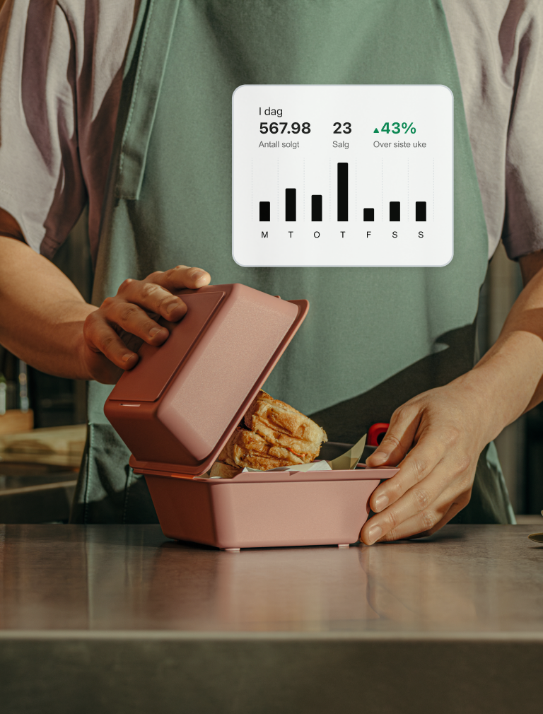 Hold oversikt over tallene dine på enhetsskjermen til enhver tid, og forenkle skattemeldingen din med nedlastbare rapporter.