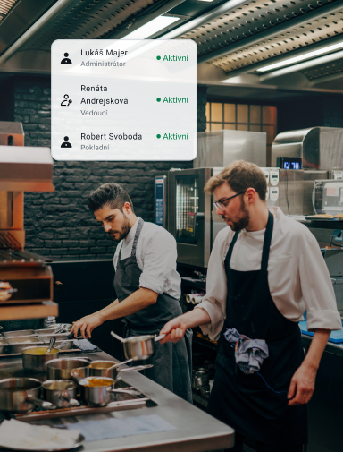 Jak vypadá sledování plateb v reálném čase se SumUp Terminal v restauračním zařízení.
