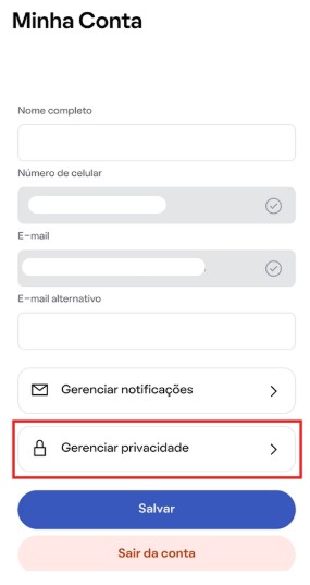 exclusão de cadastro 3 exclusão de cadastro 3