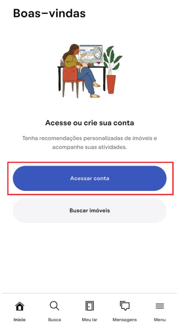 Imagem acesso ao app 