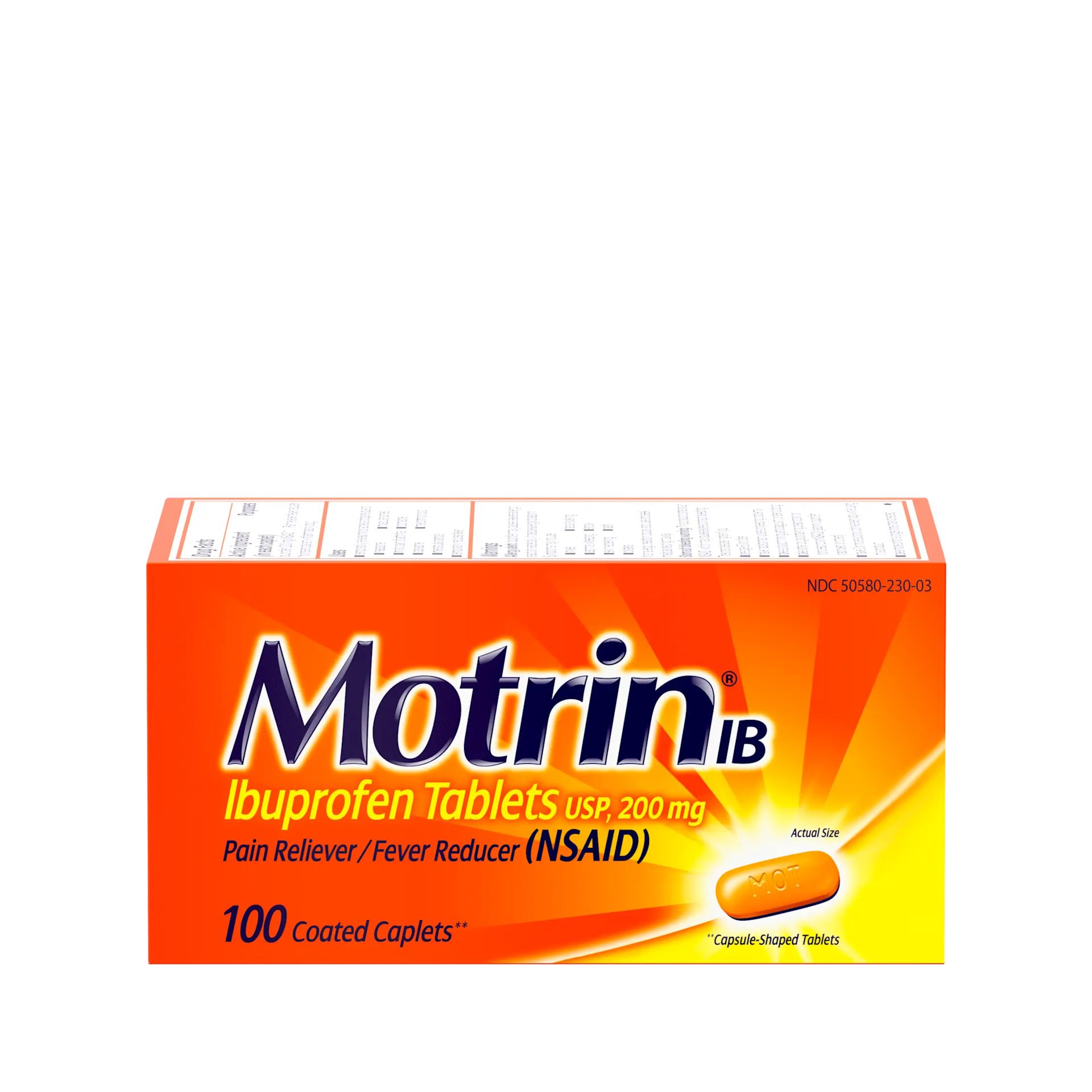 Motrin IB ibuprofen tablets