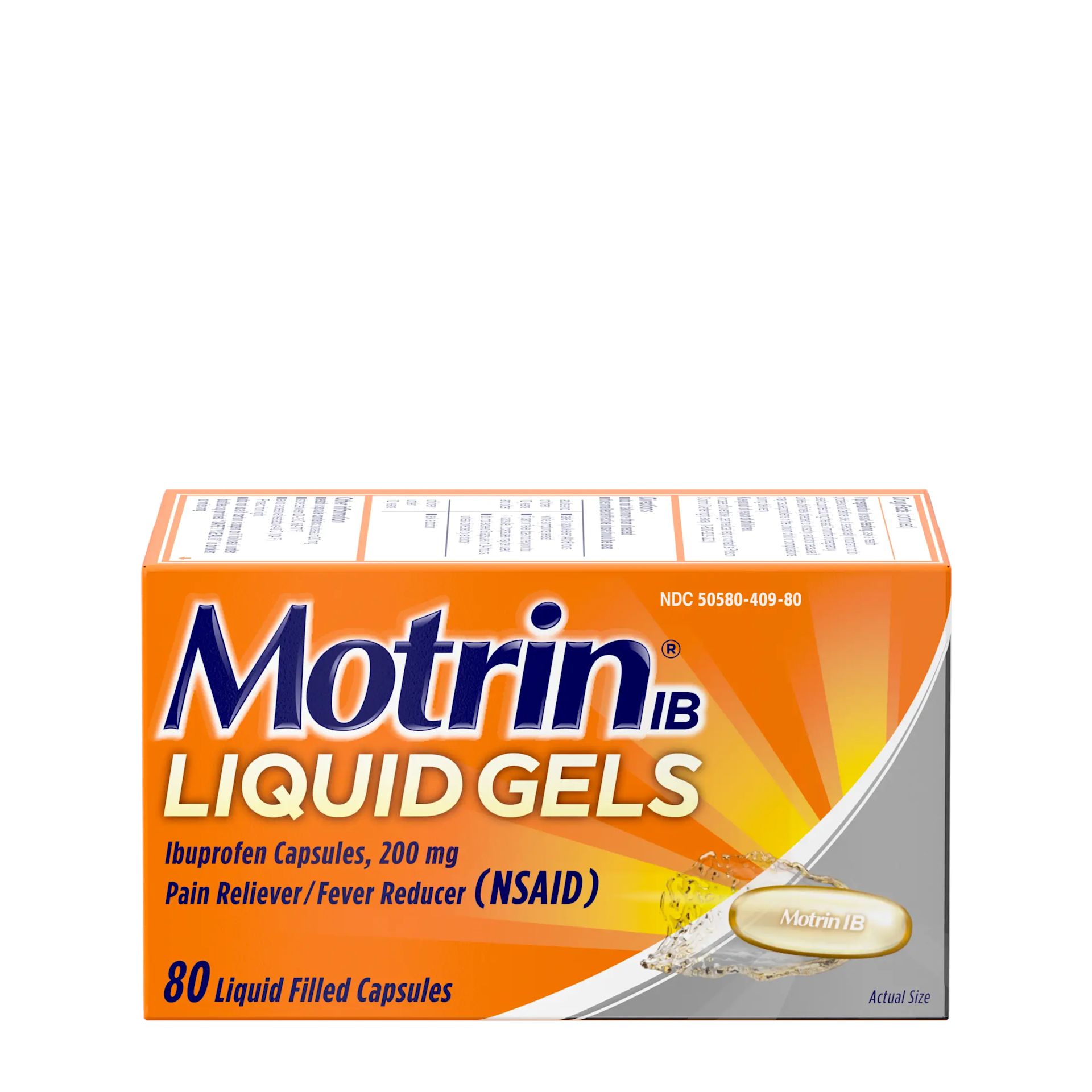 Motrin IB liquid gels