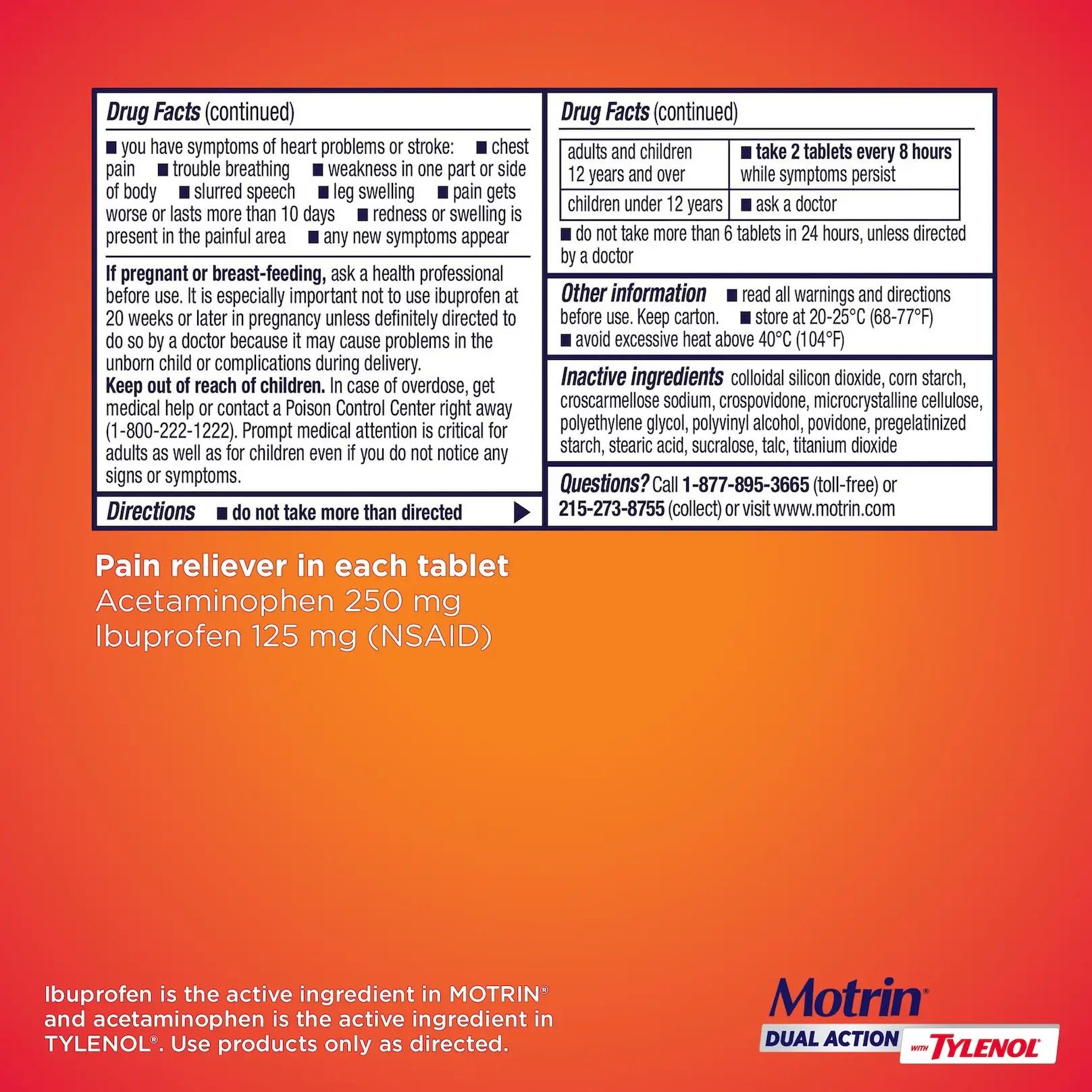 MOTRIN® Dual Action with TYLENOL®