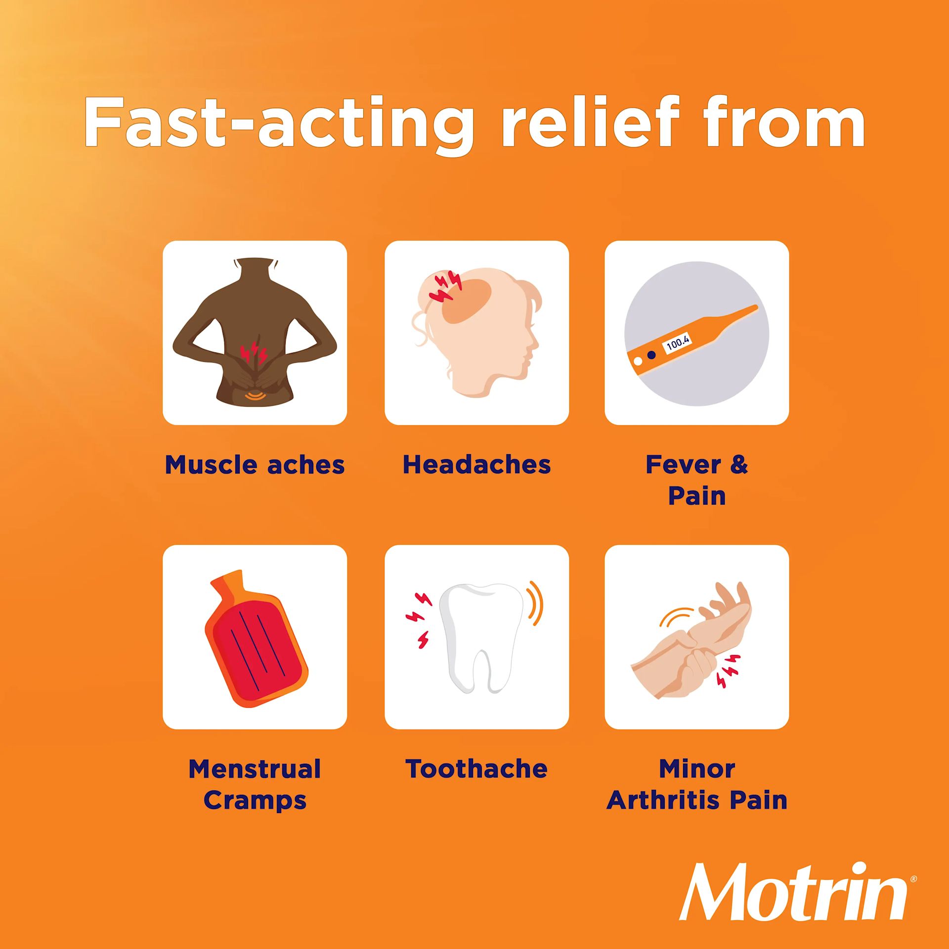 Fast-acting relief
