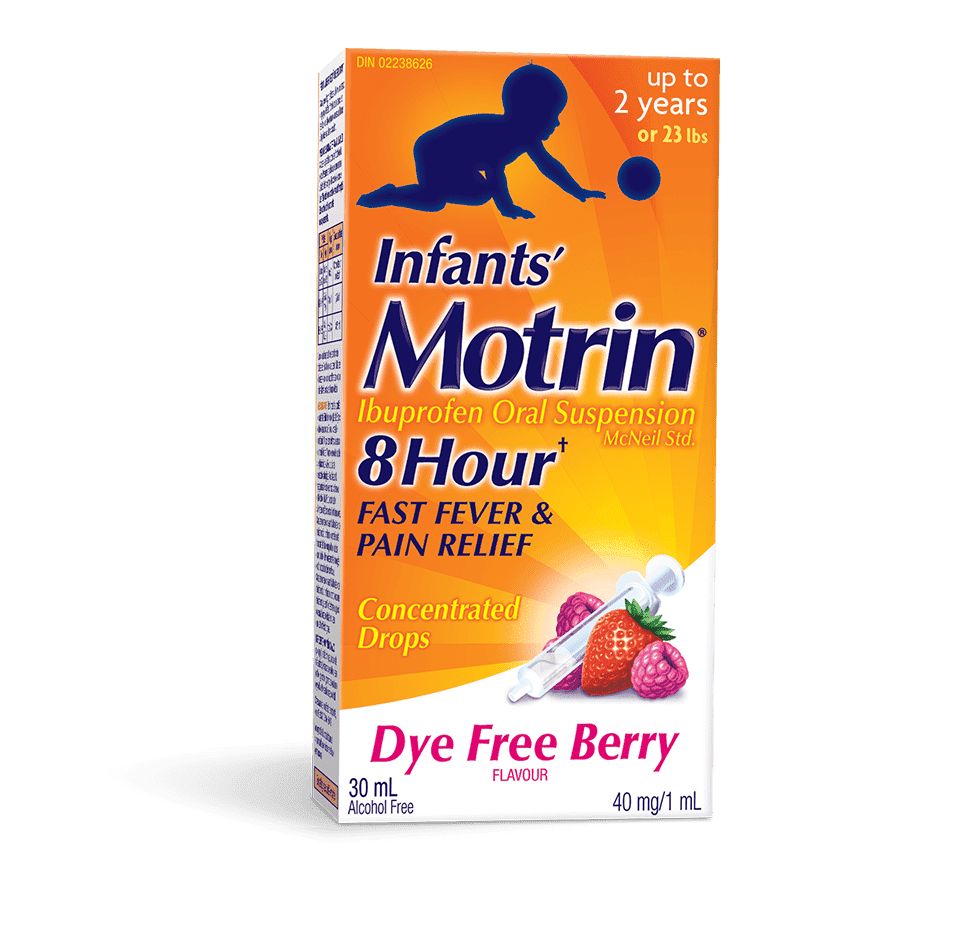 Infants' Motrin 8 Hour Fever & Pain Relief, 30ml