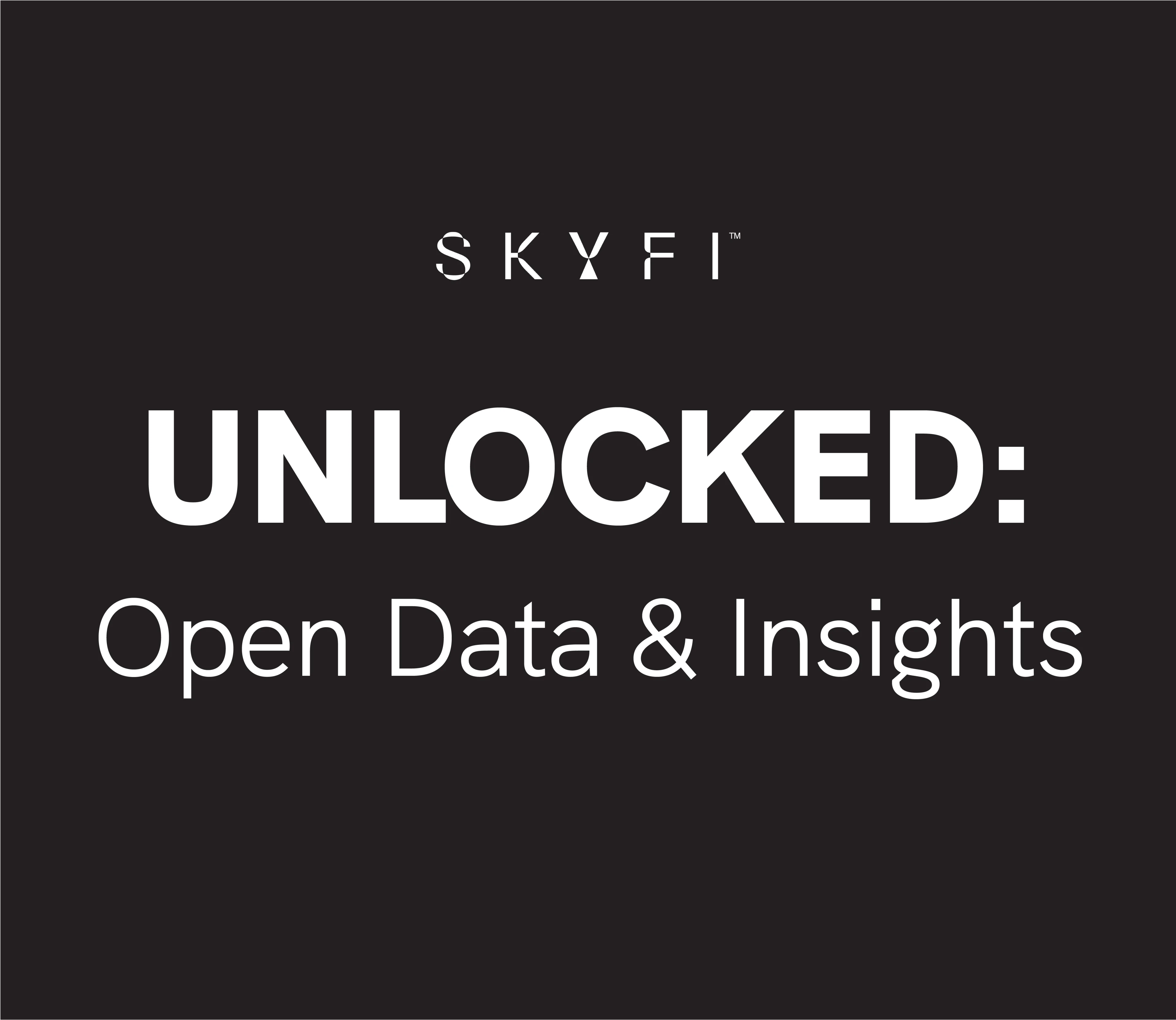 open data and insights unlocked