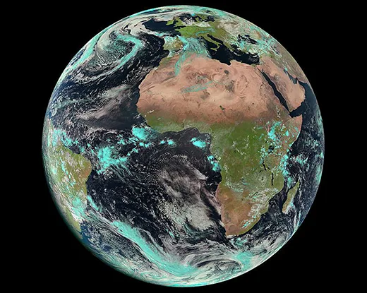 Meteosat Image of Earth