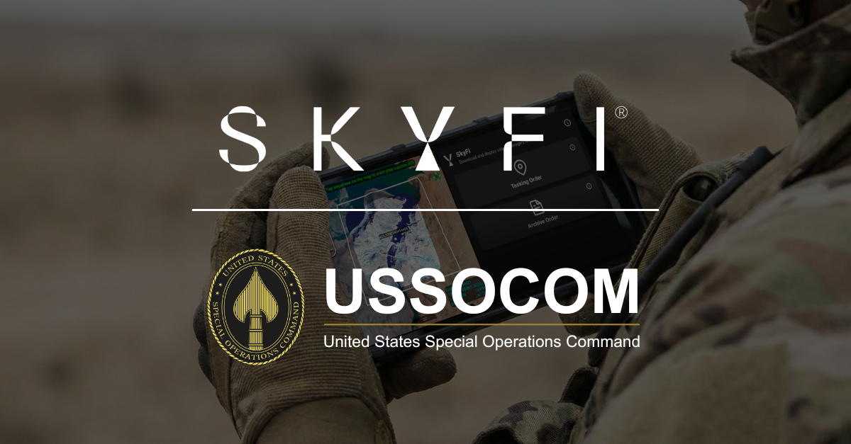 USSOCOM Partners with SkyFi for Enhanced Geospatial Intelligence Delivery