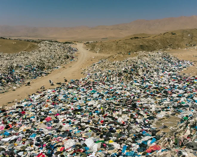 SkyFi's Satellite Image Confirms Massive Clothes Pile in Chile's
