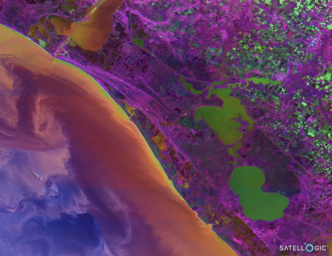 Hyperspectral image of Louisiana, US