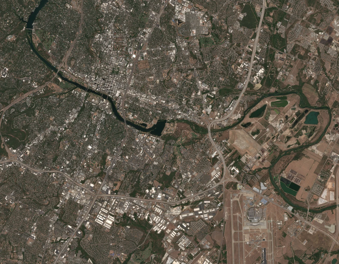 Austin, TX  – Full image: 10 m (open data)
