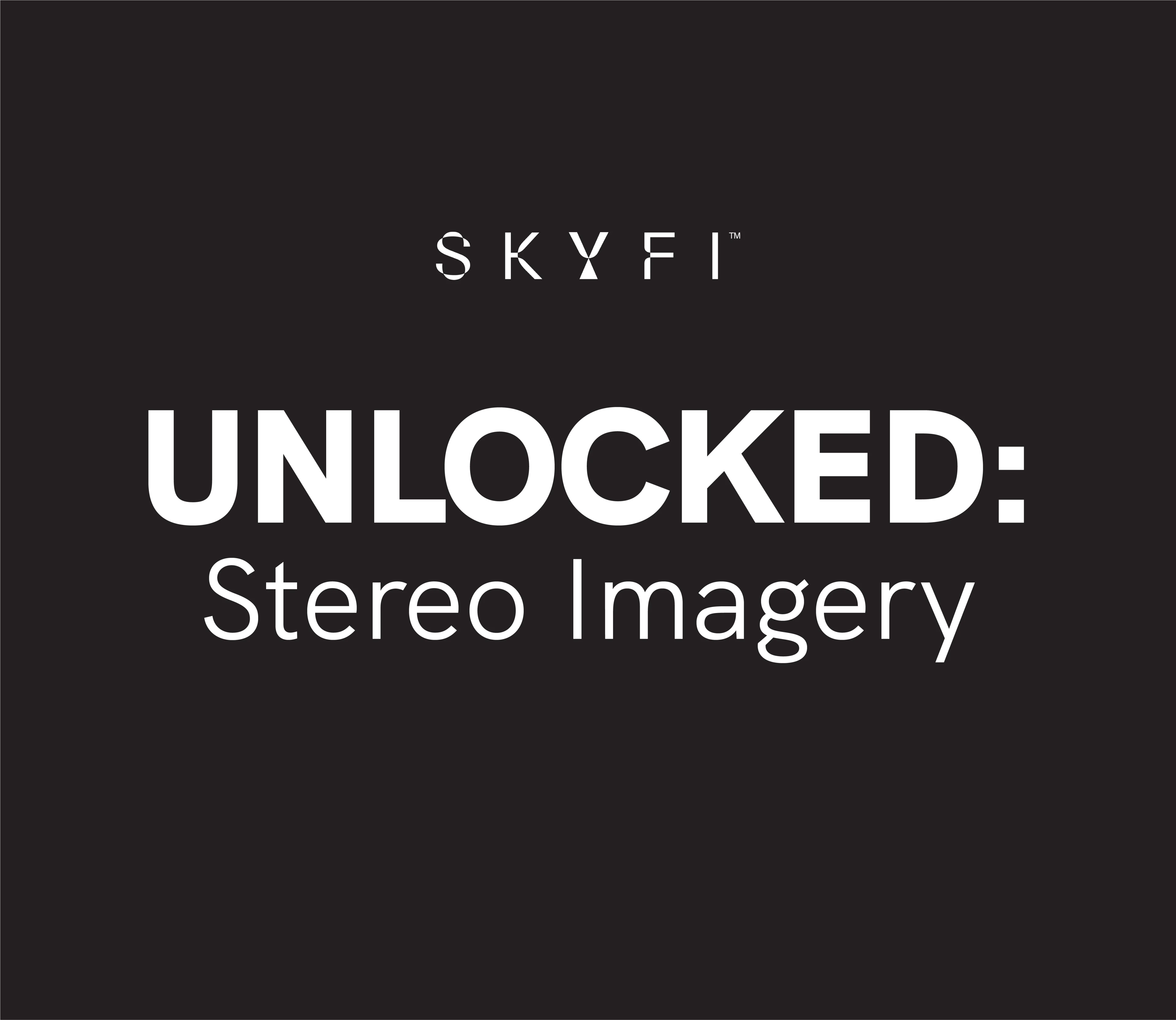 unlocked, stereo imagery