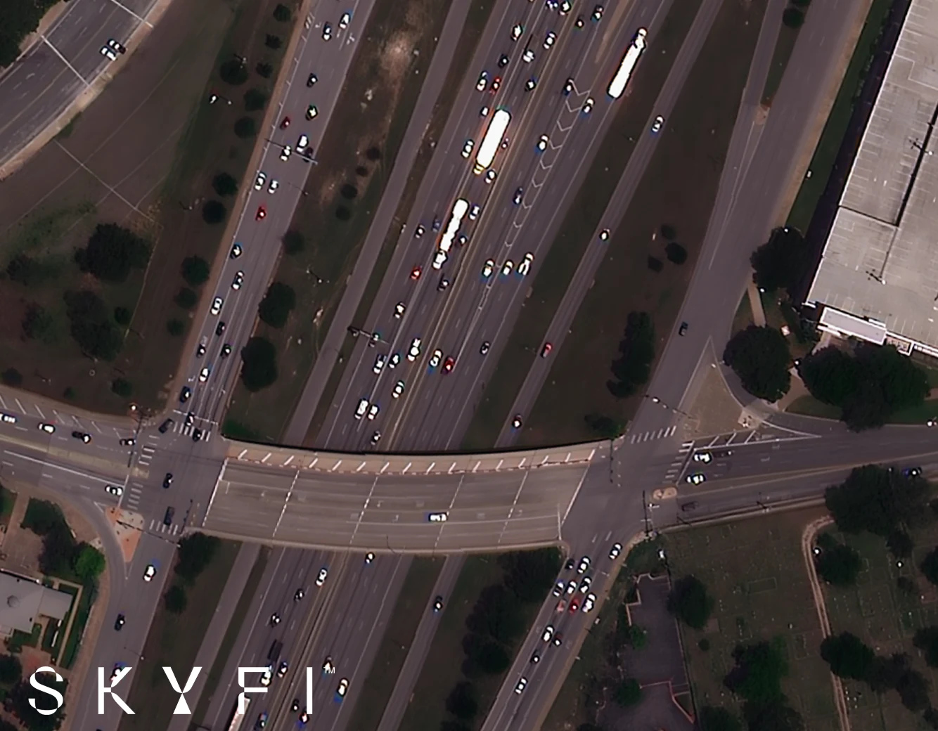 Austin, TX  – Highway & Cars: 30 cm