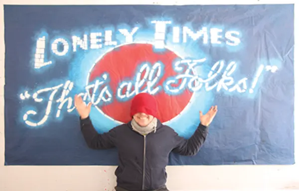 That´s all folks / Stencil / 70x100cm. / Signed by Prizmu / Year: 2022