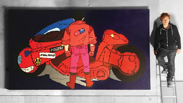 Akira / Acrylic on canvas / 200x350cm. / Signed by Prizmu / Year: 2020
