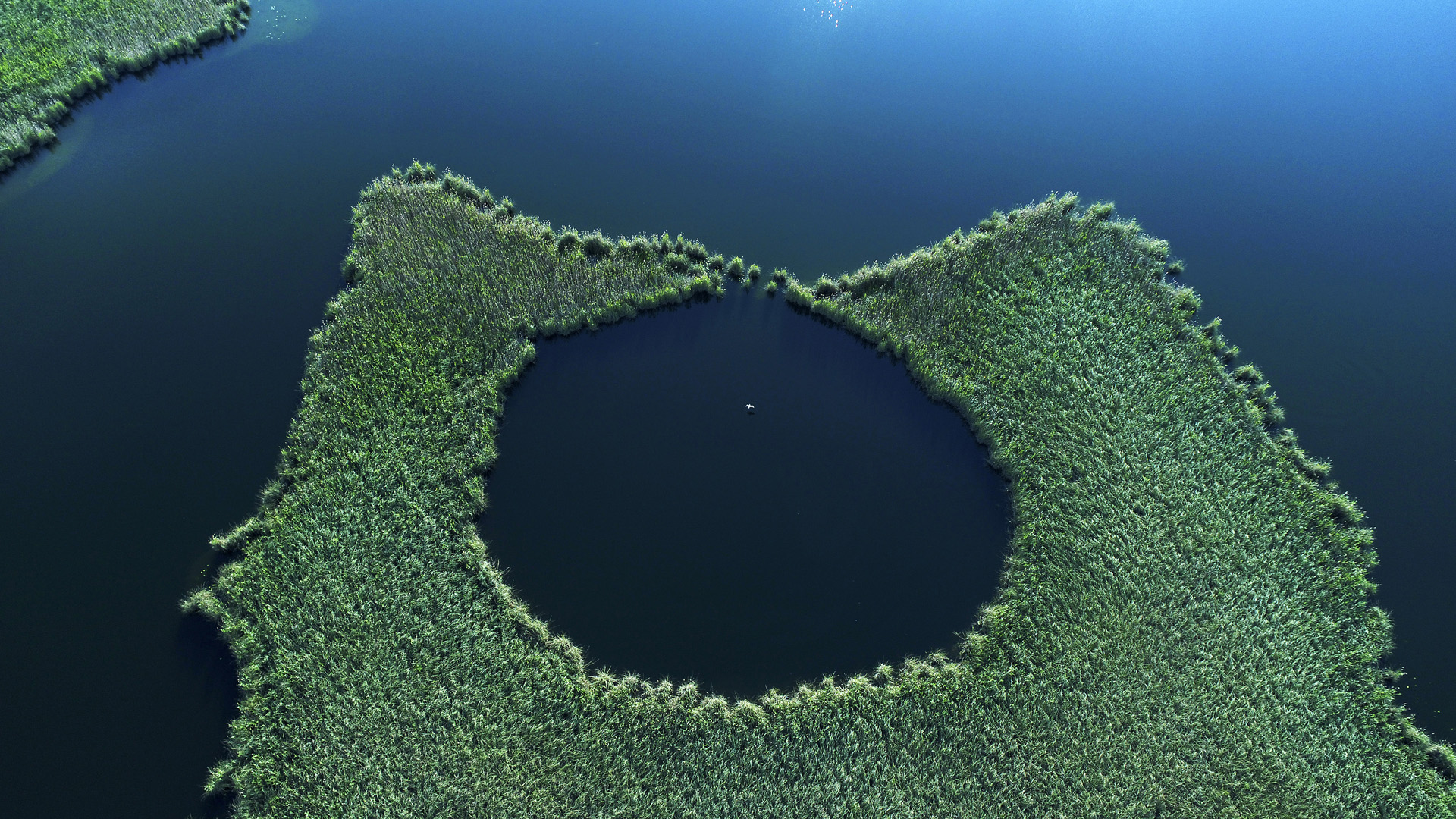 Lake inside the lake