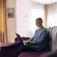 Person using a computer