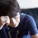 Senior suffering in pain