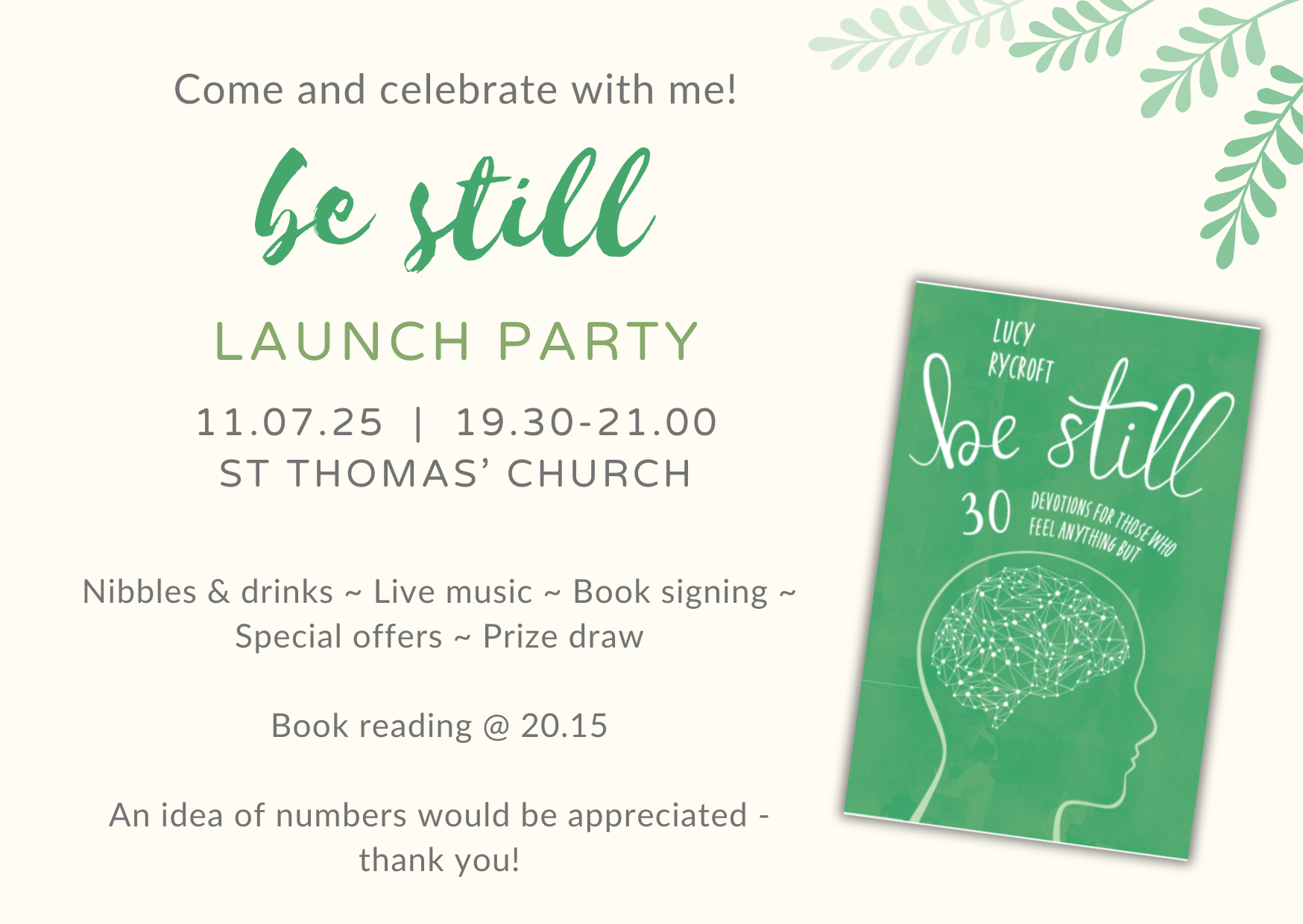 Lucy Rycroft's book launch