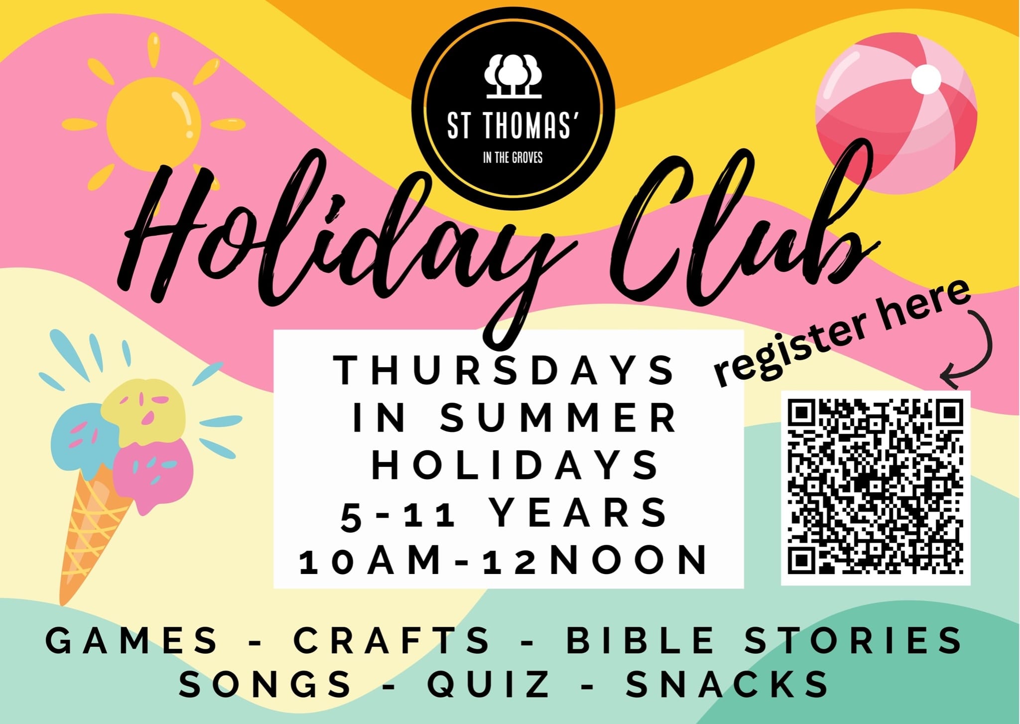 flyer for summer club 2025