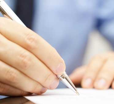 závěť  napsaná ručně