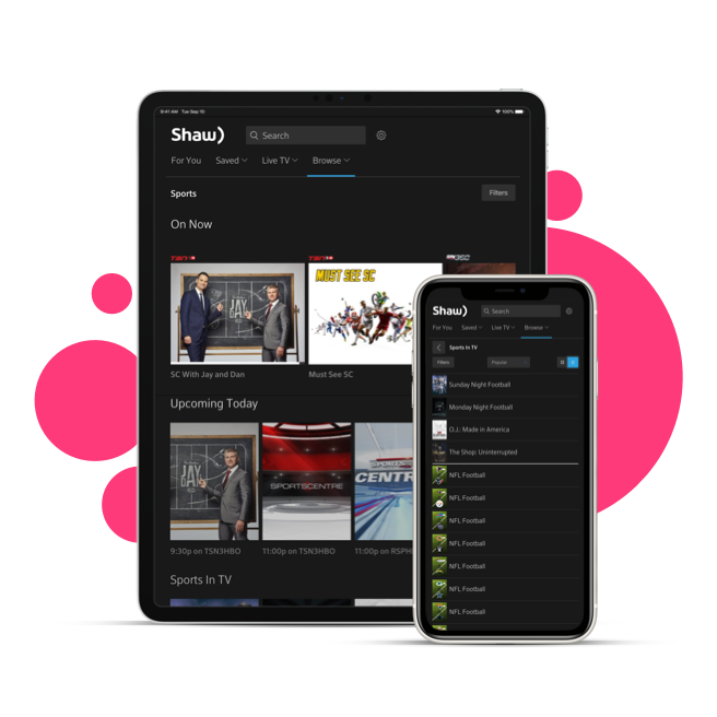 The Shaw BlueCurve TV App The Best Way To Stream