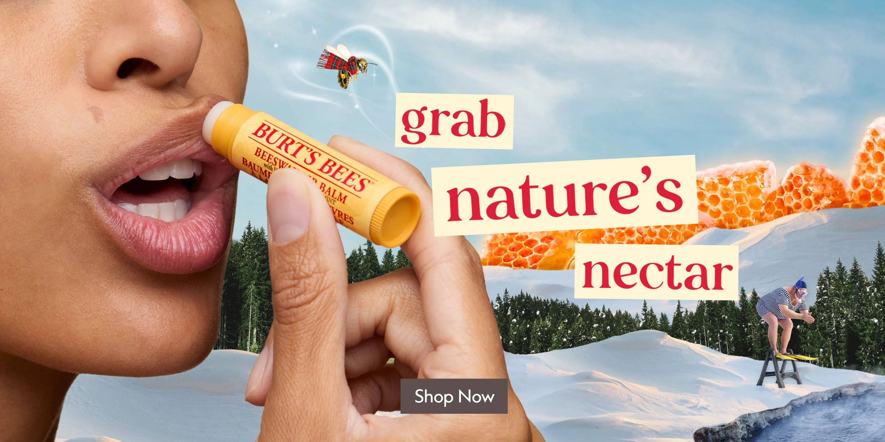 grab nature's nectar