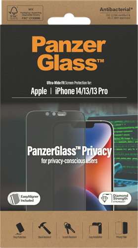 PanzerGlass iPhone 16e/14/13/13 Pro Privacy